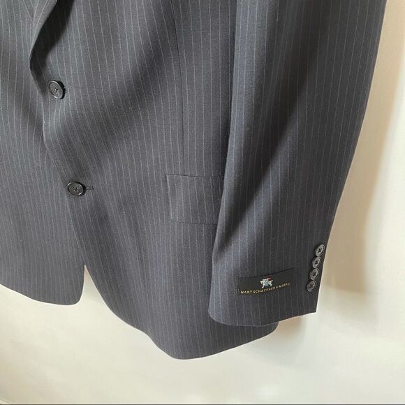 SALE! Hart Schaffner Marx Bluish Gray Tuxedo Set - Picture 5 of 12